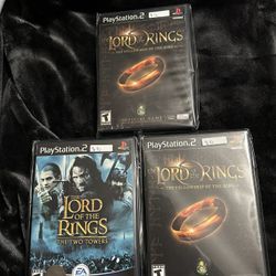 Ps2 Lord Of The Rings Games