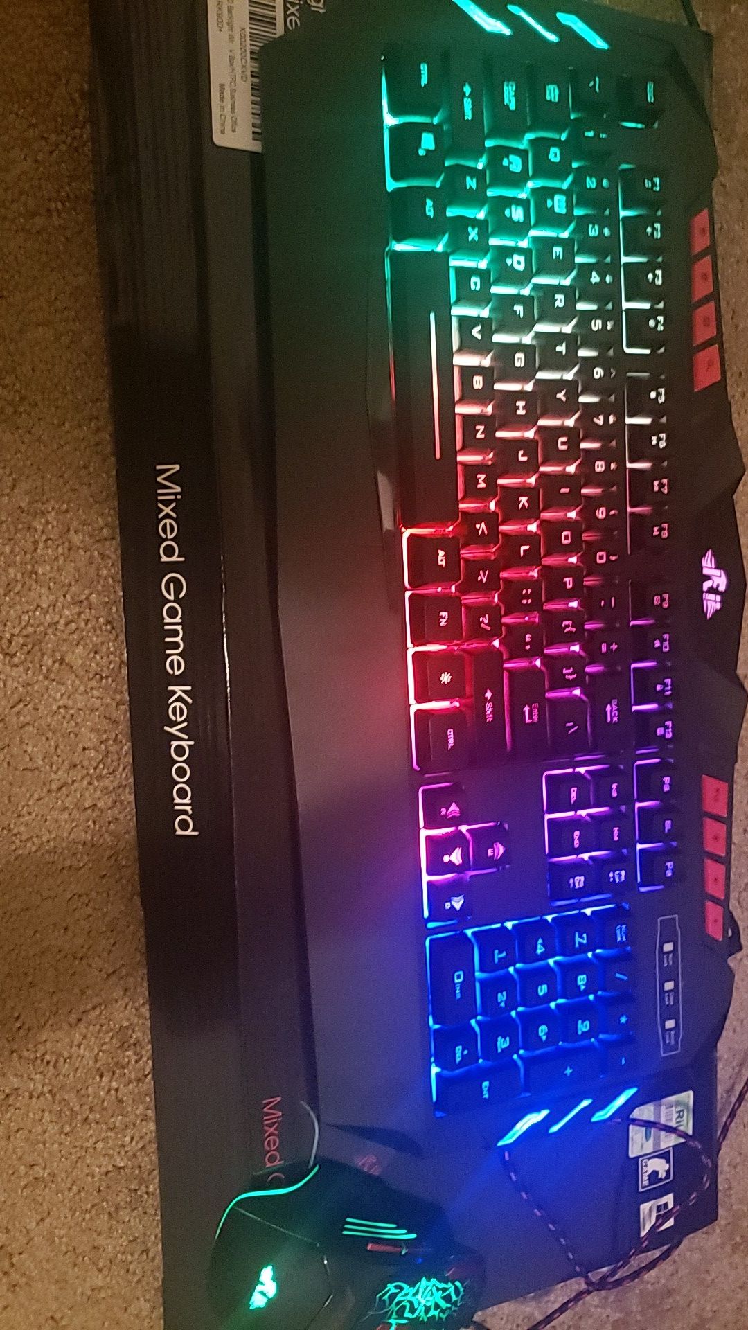 RGB Gaming Keyboard and Mouse