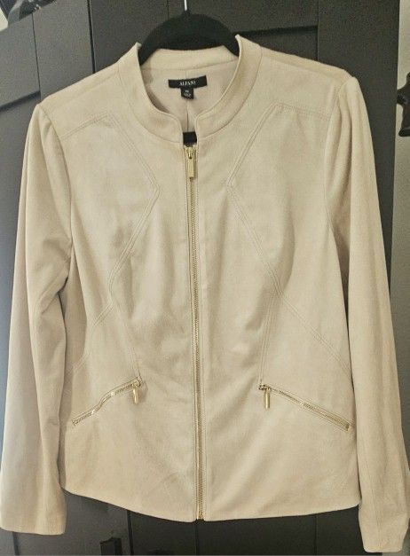 Alfani Suede zip Jacket