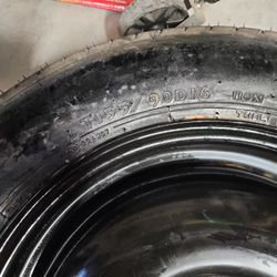 New T155/90D16 Spare Tire And Wheel