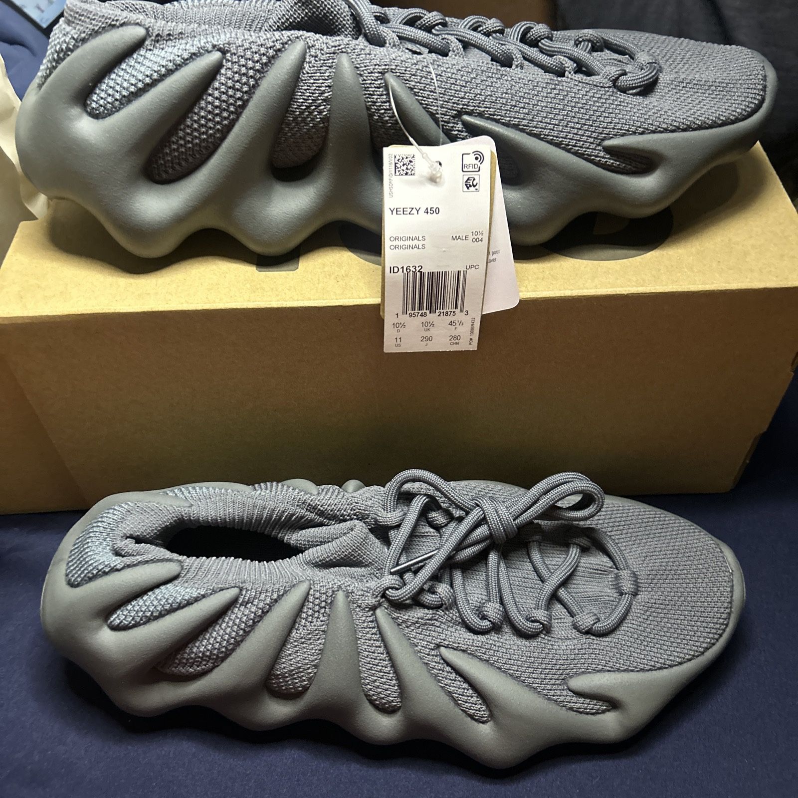 Size 11 Adidas Yeezy 450 Stone Teal