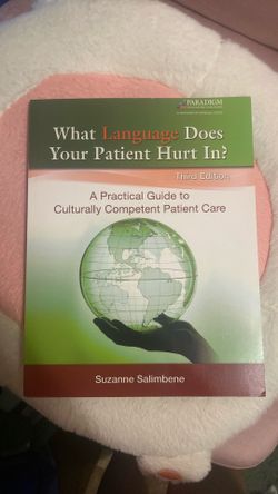 Pharmacy Technician What Language Does Your Patient Hurt In Textbook
