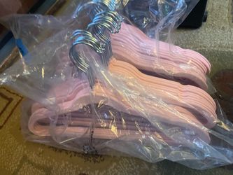 29 New Pink Kids Hangers 29 perchas rosas nuevas para niños
