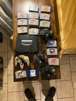 Nintendo 64 Bundle - 4 Controllers & Classic Games
