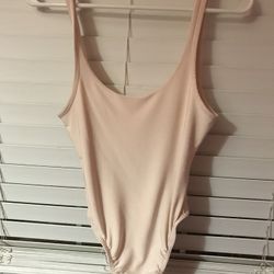 Pink Satin Bodysuit