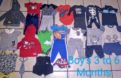 Boy's Size 3 to 6 Month Bundle