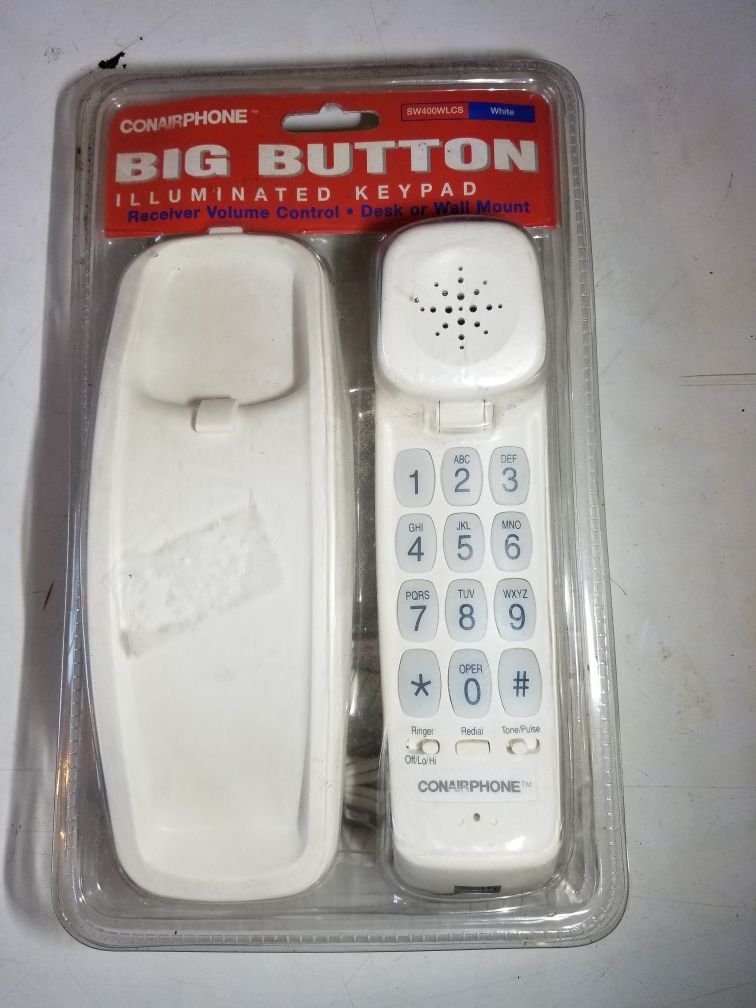 New landline phone , bigger button