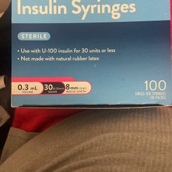 Insulin Syringes 
