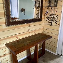 Solid wood vintage table