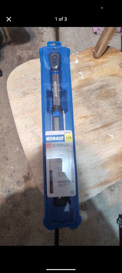 Kobalt 3/8 Digital Torque Wrench New