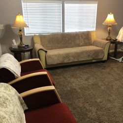 Couch & Two Chairs For Sale 