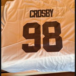 Raiders XL Crosby Jersey Grey and Black XL