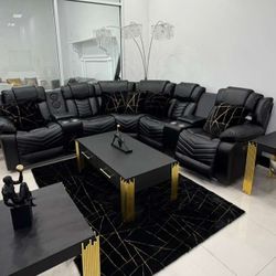 Sofá Secciónal Reclinable Eléctrico 