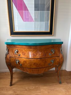 Antique Bombé Dresser