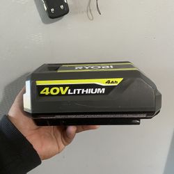 Ryobi 40v Battery 4ah 