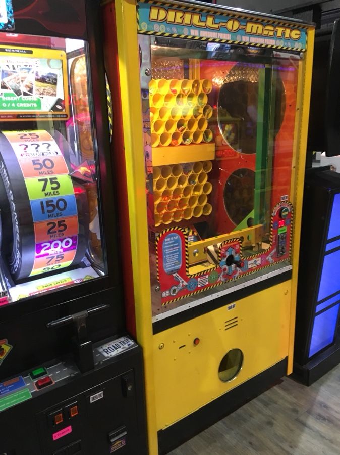 DRILL O MATIC ARCADE PRIZE REDEMPTION GAME