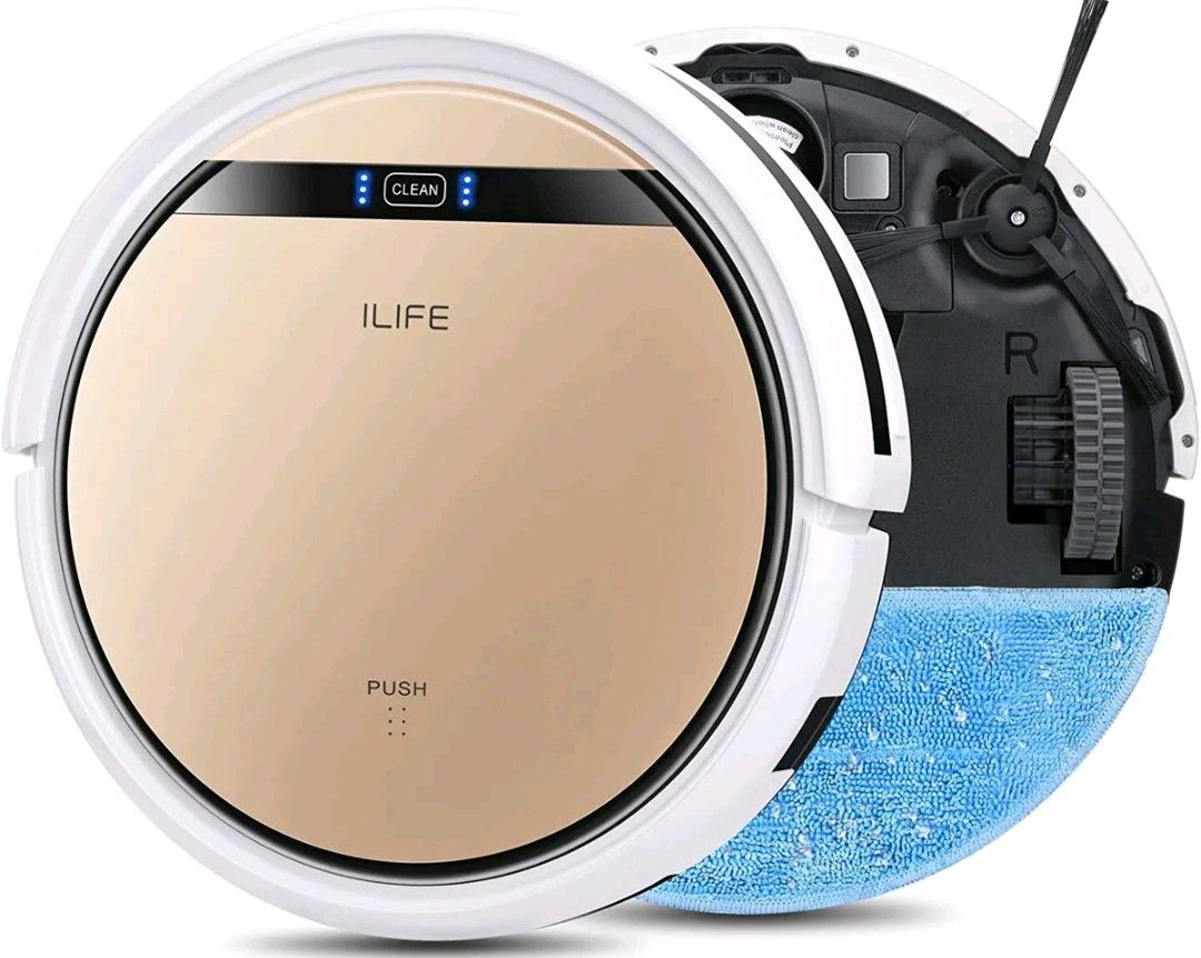 ILIFE V5s Pro-W, Robot Vacuum and Mop 2 in 1, with Water Tank, Self Charging