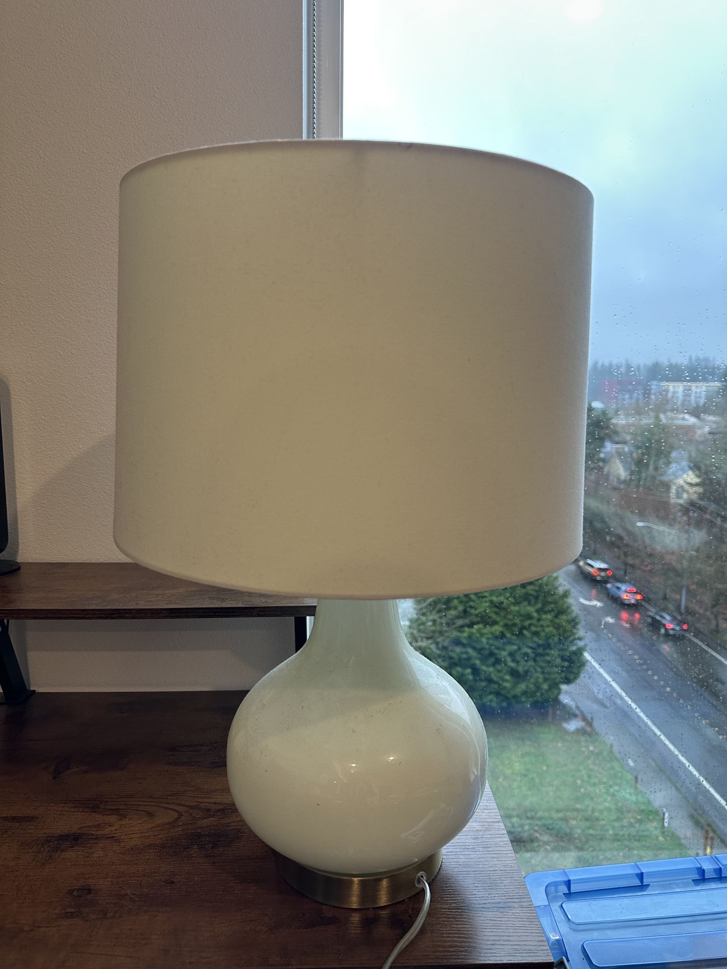 Opal Glass Table Lamp