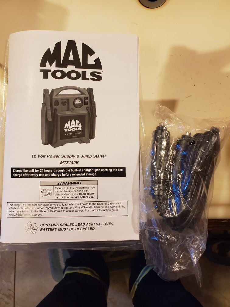 MAC Tools MT5140RD jump pack for Sale in Pandora, OH OfferUp