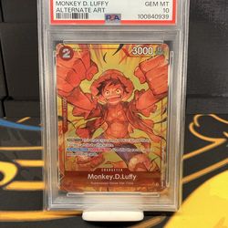 One Piece Monkey D. Luffy PSA10