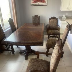 Dining Table With 6 Chairs 