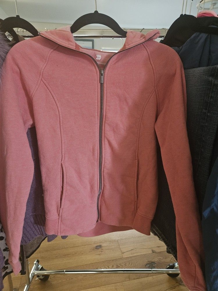 Jacket Zip Up Pink Peach Soft