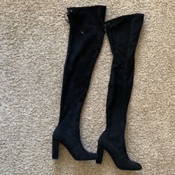 Steve Madden Suede Over The Knee Boots