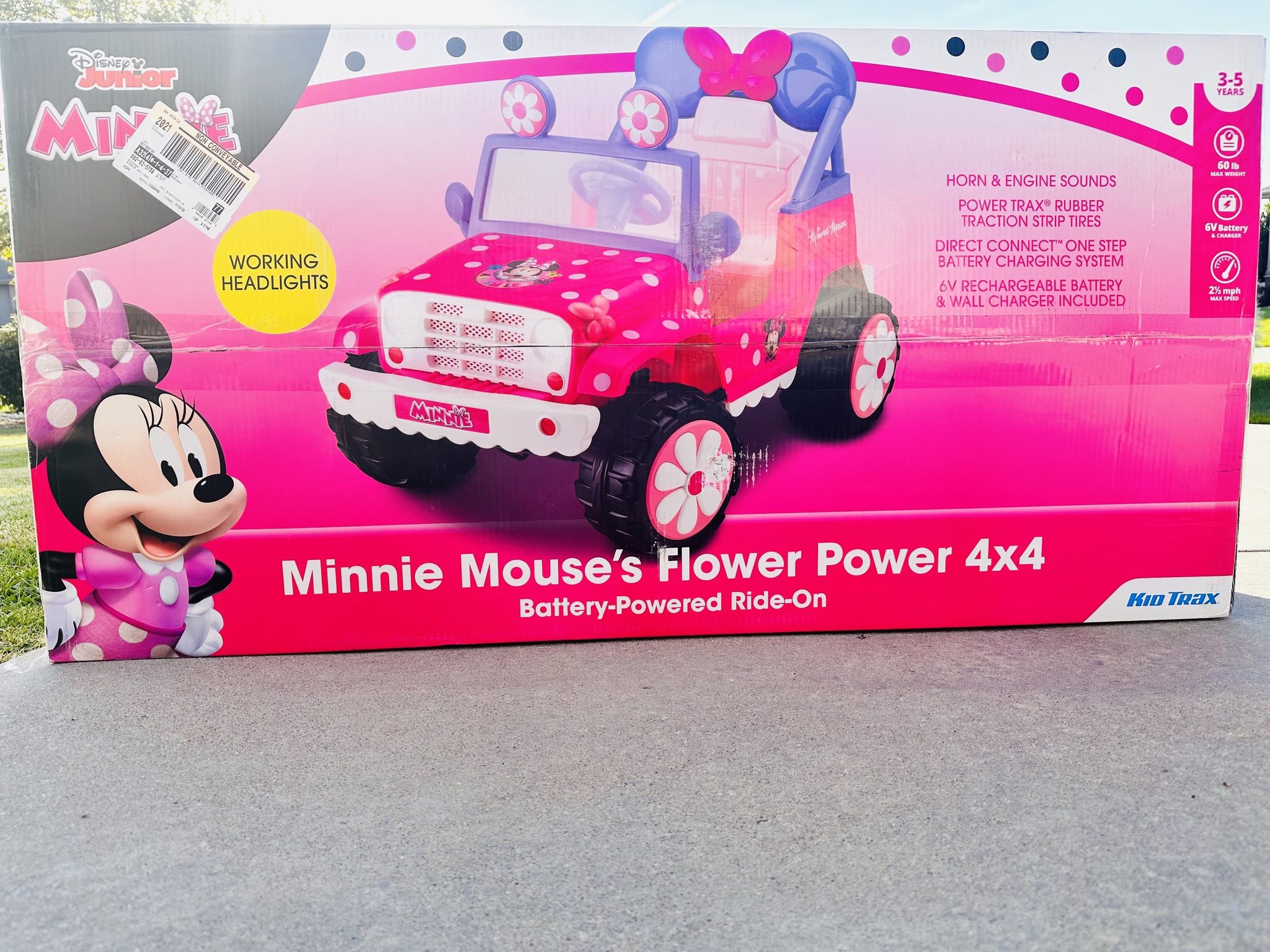 Minnie Mouse Flower Power Wheels