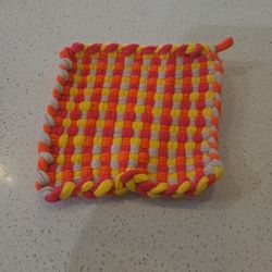 A.L.J Crafts (POT HOLDERS) Loom Weaving