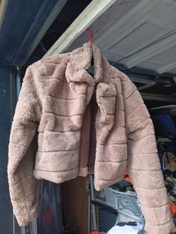 Faux Fur Teddy Puffer Jacket