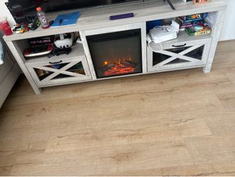Tv Stand with fireplace heater