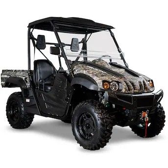 Axis 700 4x4 UTV with Tilting Cargo Bed and Windshield - 29.69 HP (Camo)
Under 50 hours of Uses, With 23.8 Miles.