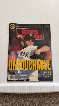 Vintage Sports Illustrated Roger Clemens Untouchable 1991 Baseball Magazine