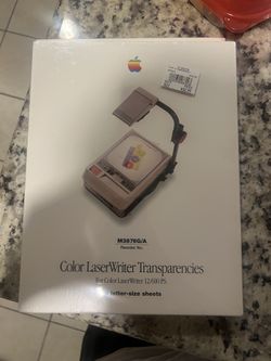 Apple Color Laserwriter Transparencies