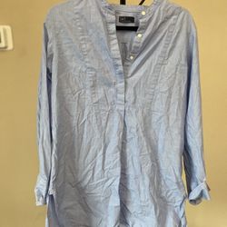 GAP Women’s Long Henley Popover Tunic 