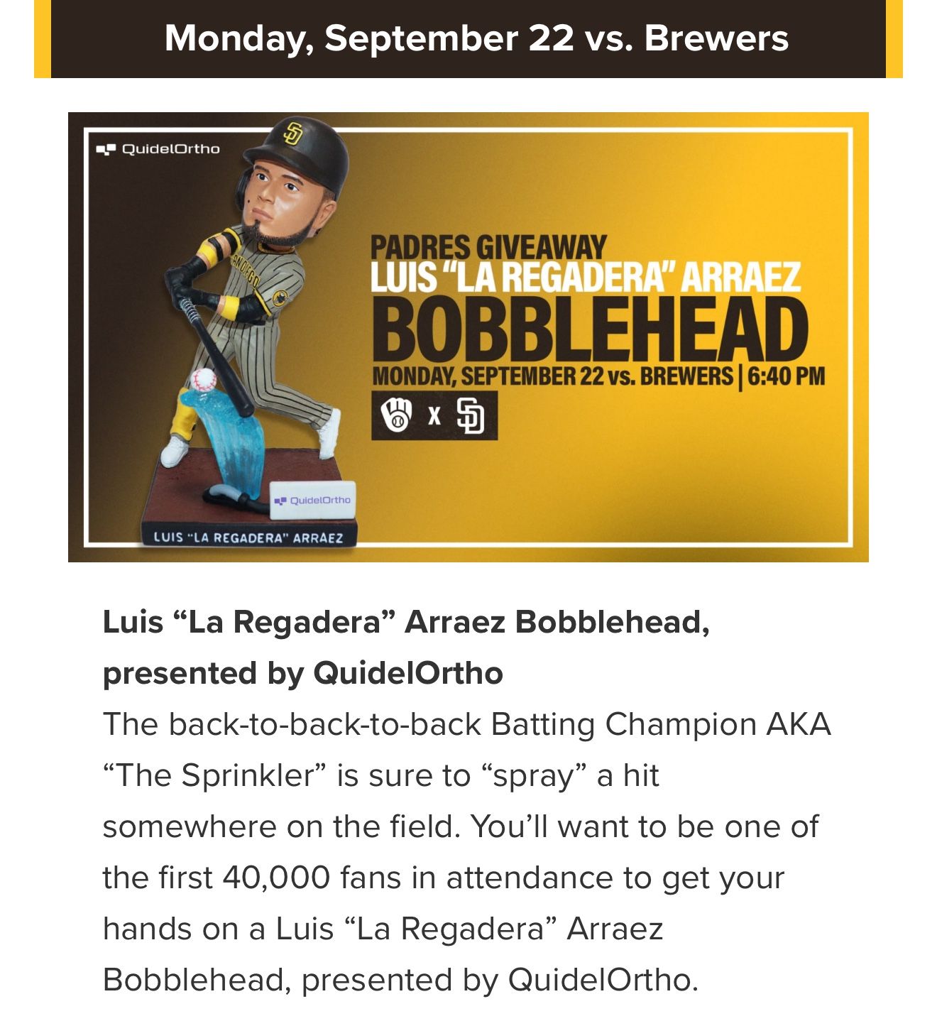 Bobblehead Giveaway
