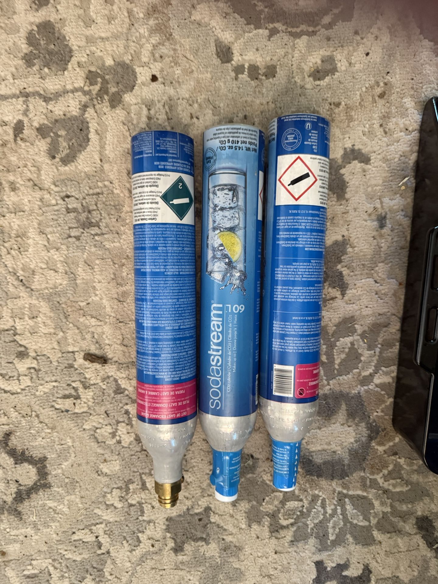 Free 1 Partial 2 Full Co2 Canisters For Soda Stream