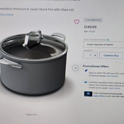 Ninja Food Neverstick 8-qt Stockpot New