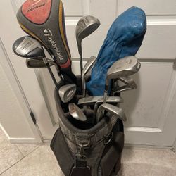 Golf Bag And Clubs 