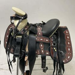 Montura charra de cuero