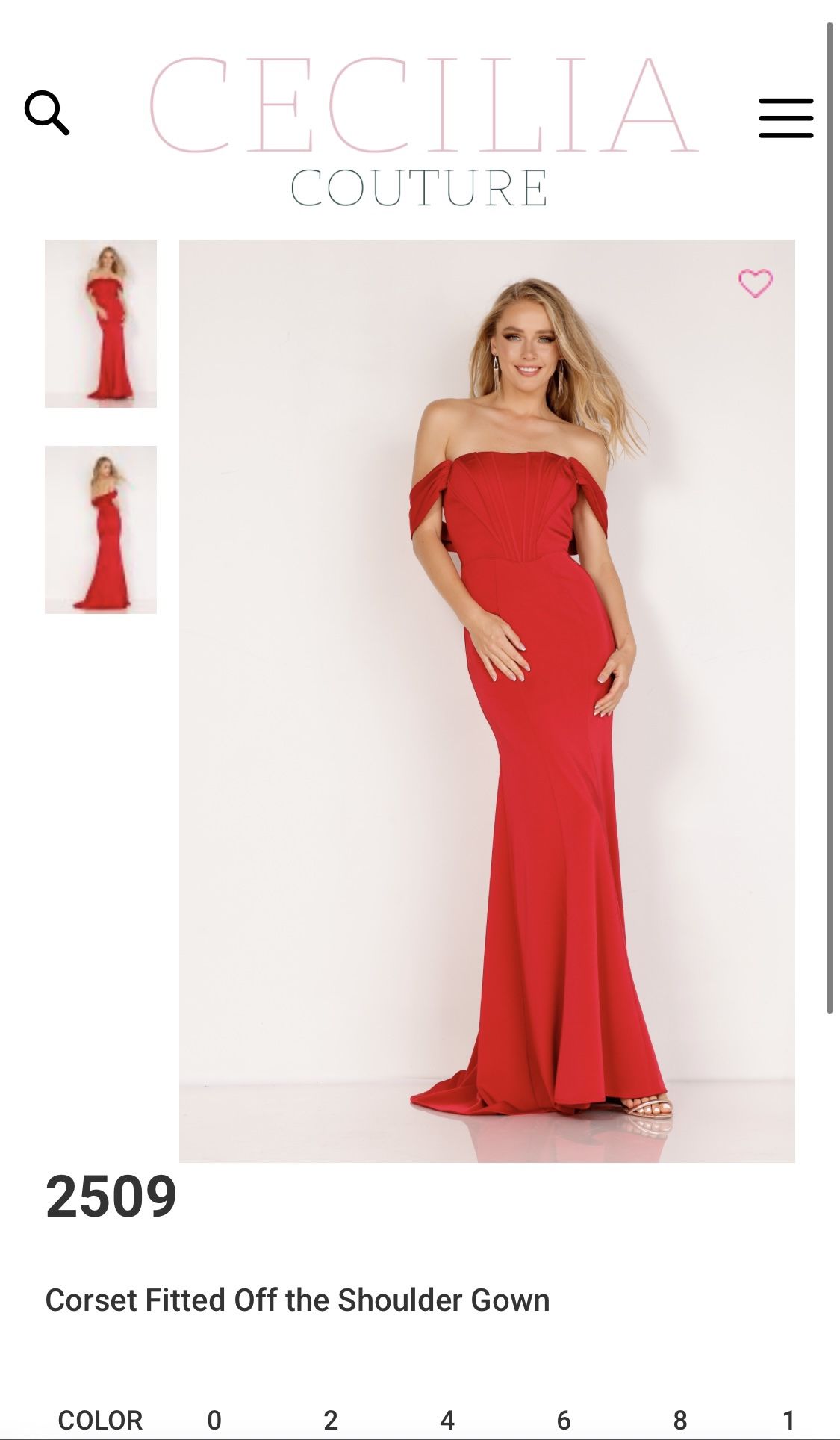 Formal Red Gown
