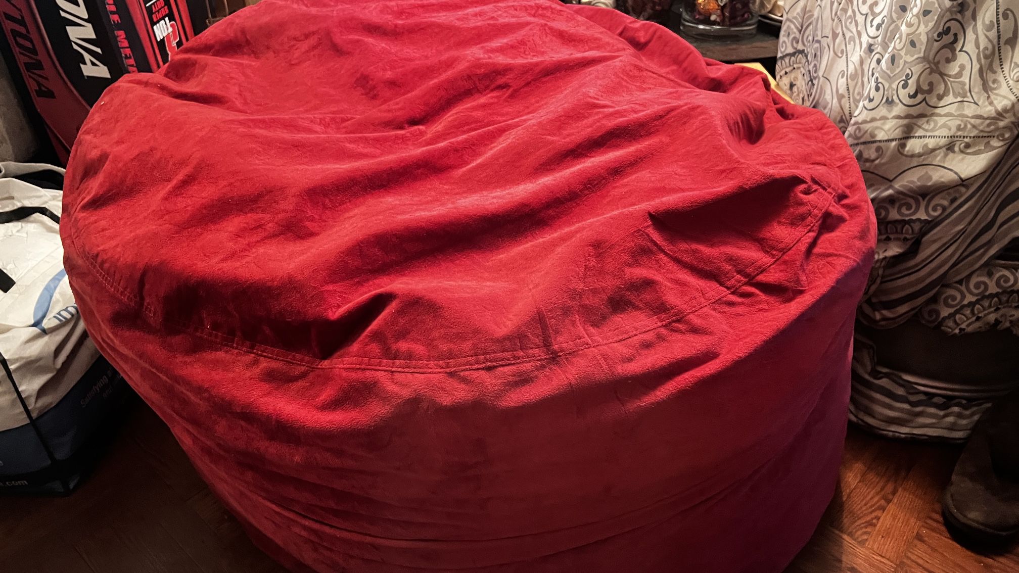 Giant Red Bean Bag 