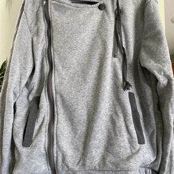 Boys sweat jacket size large