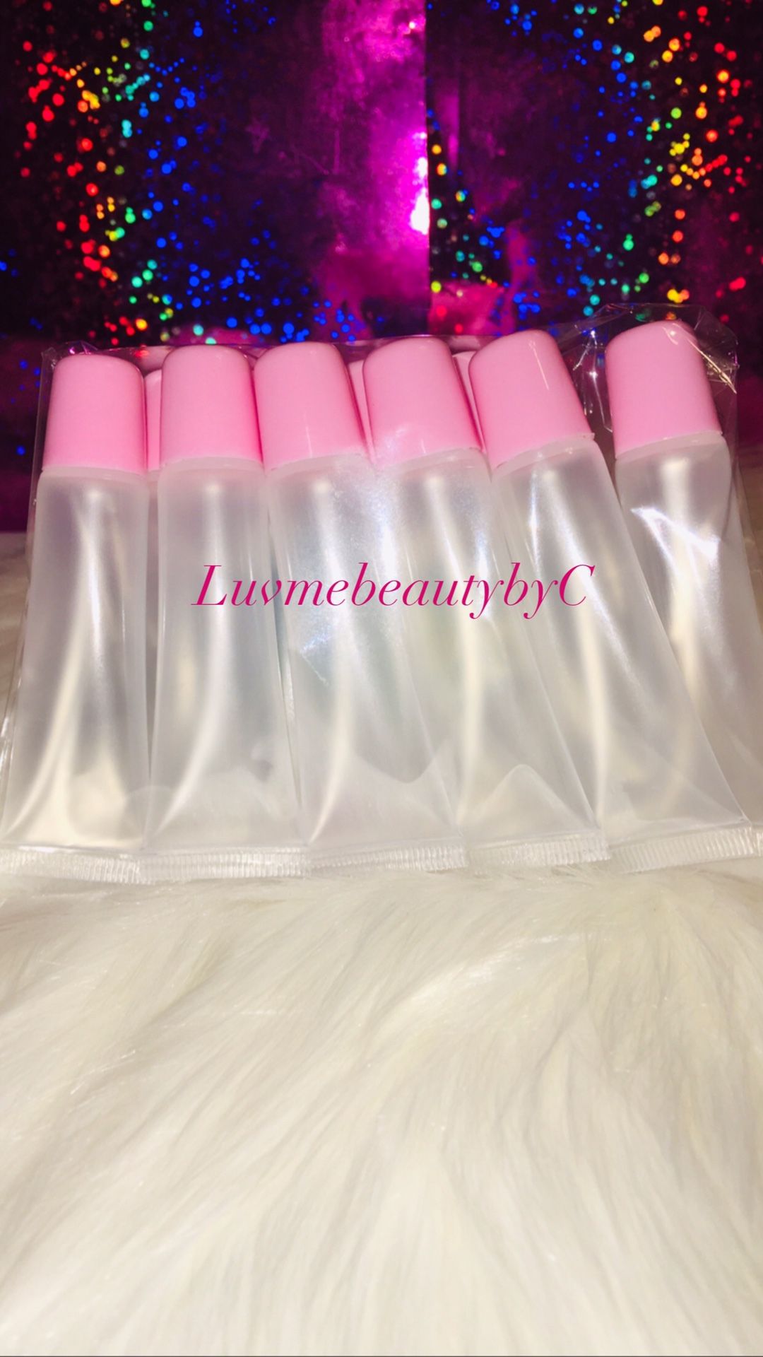 10 Pack Barbie pink 10ml empty lipgloss tubes