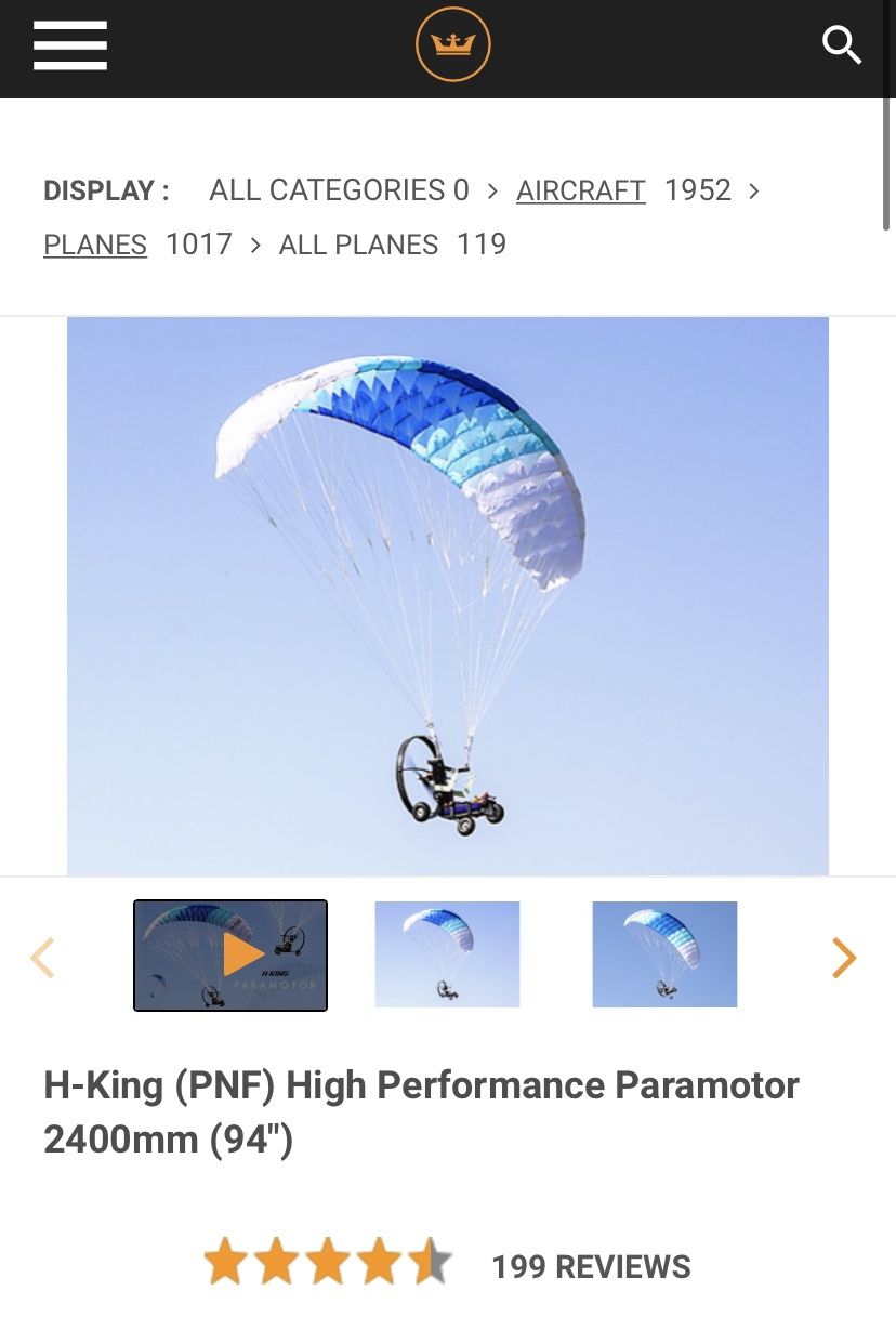 RC Paramotor ARF