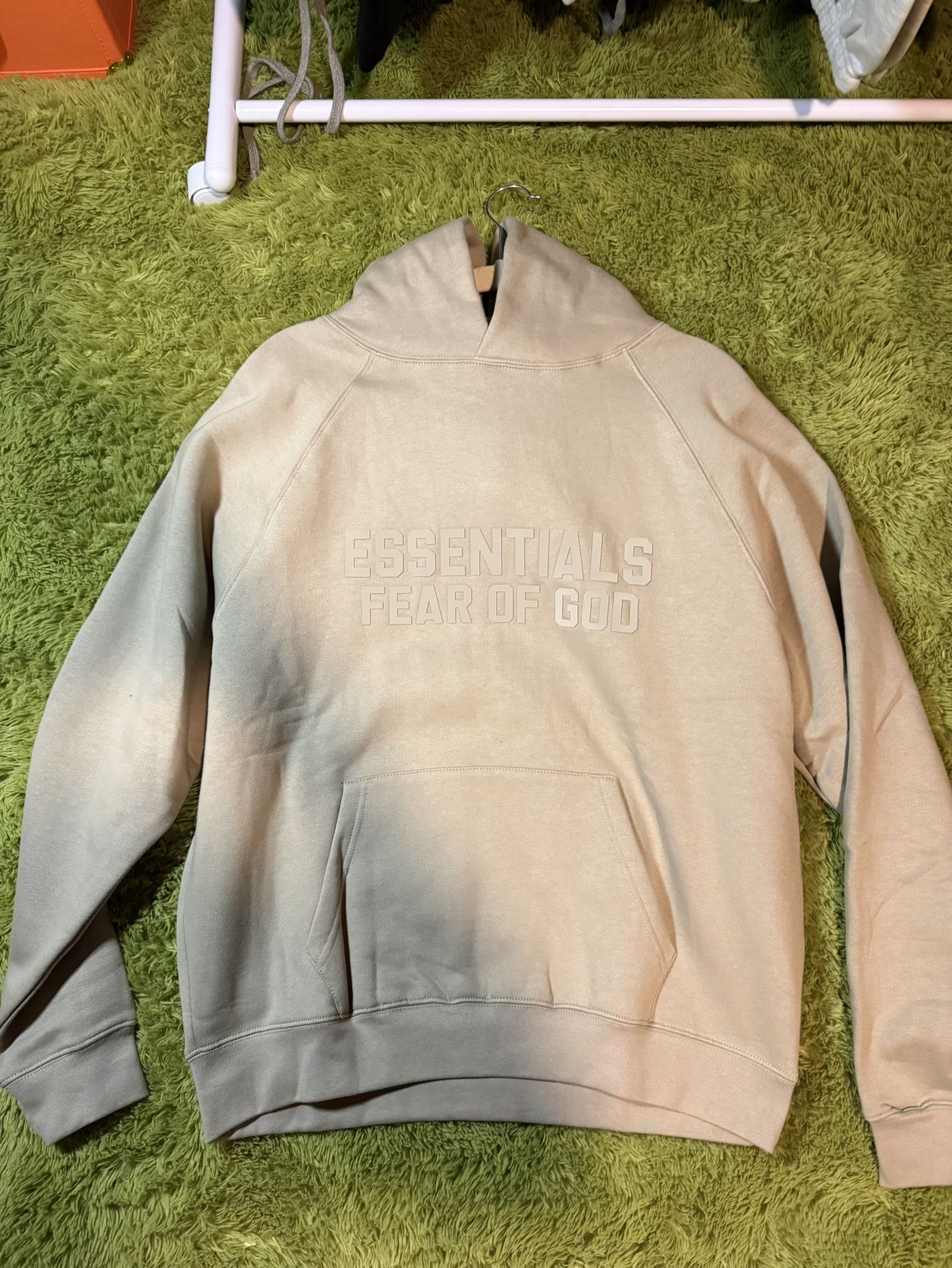 Tan essential hoodie