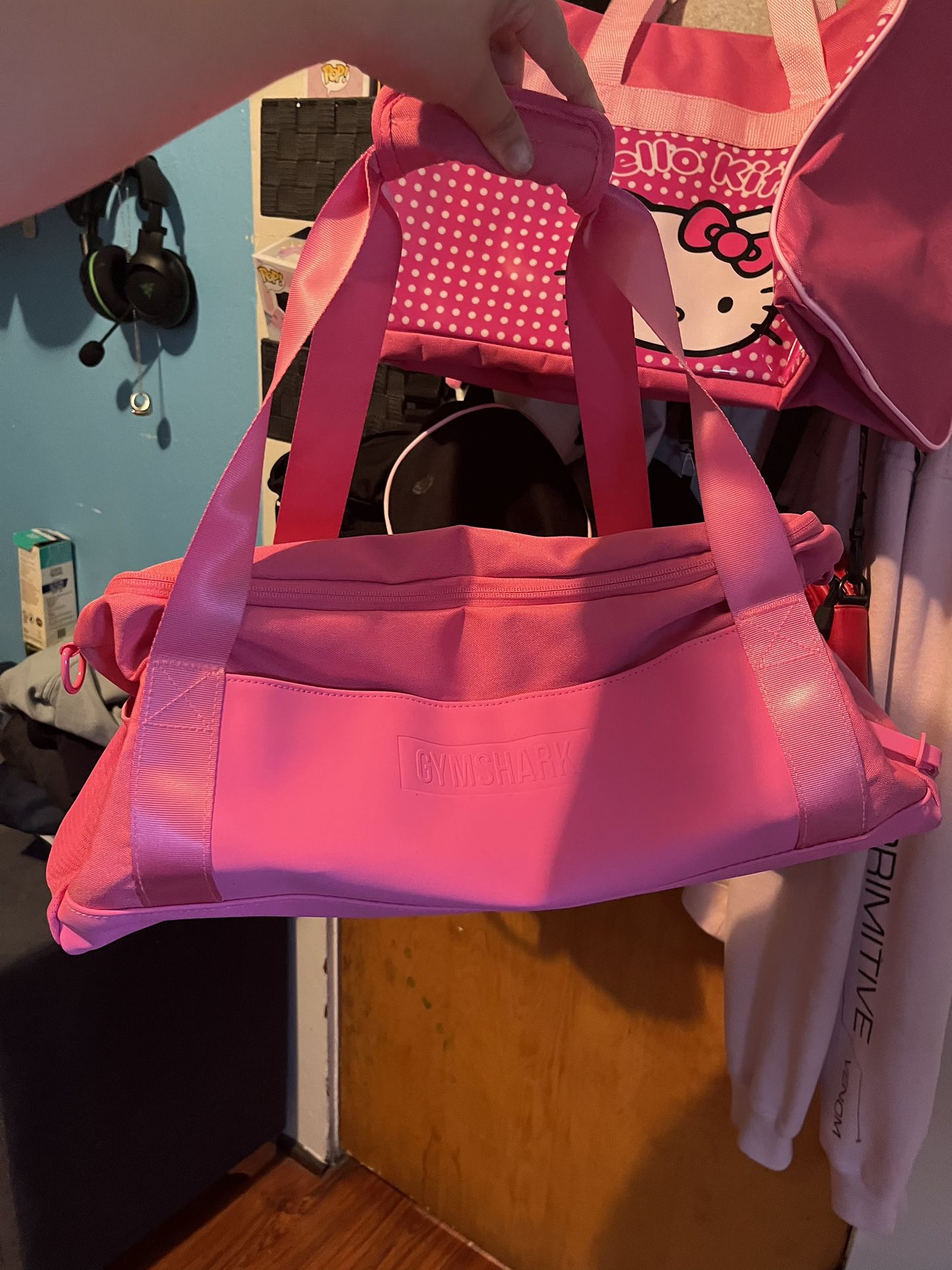 Gym Shark Bag Hot Pink