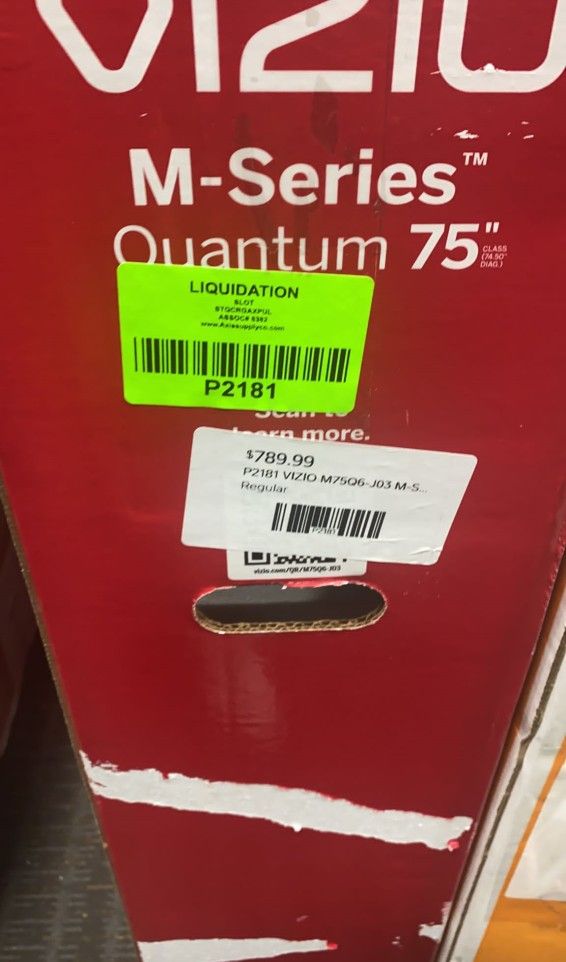 VIZIO M75Q6-J03 M-Series Quantum 75 Smart TV