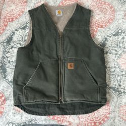Carhartt Sherpa lined Vest Green