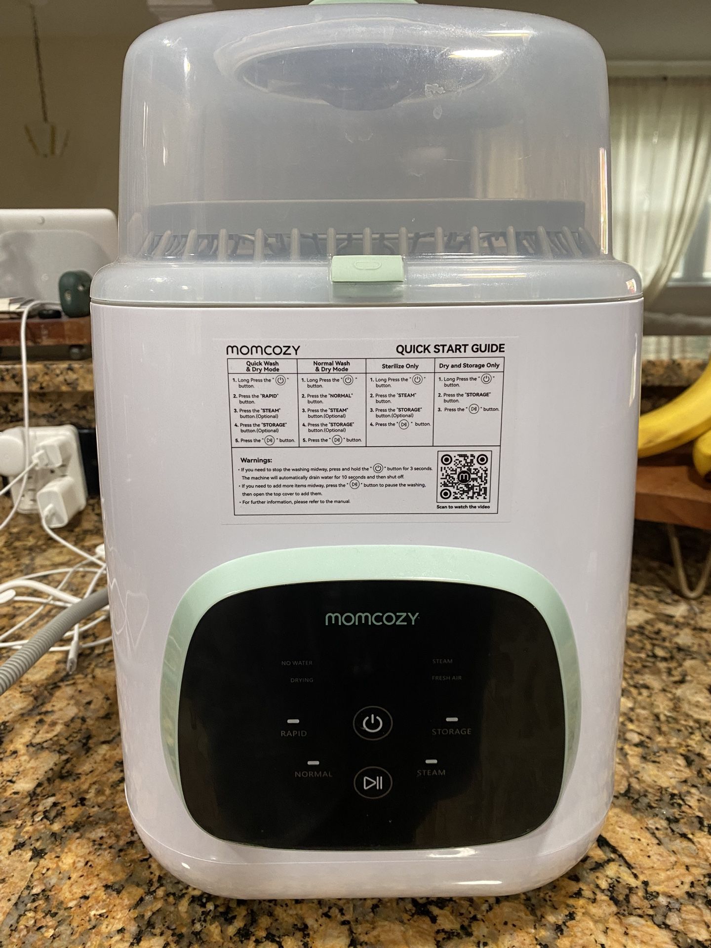Momcozy KleanPal Pro Baby Bottle Washer And Sterilizer